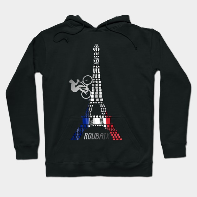 cycling paris roubaix Hoodie by vintagejoa